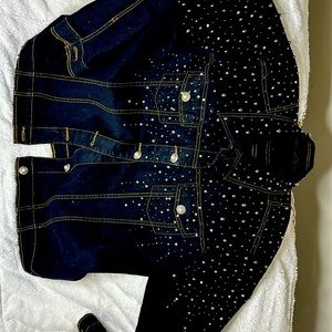 Custom decorated with Pearls and Crystals